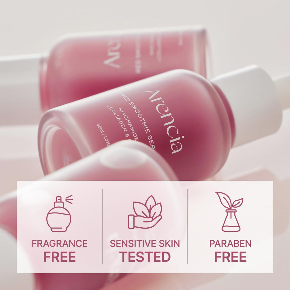 ARENCIA Arencia Red Collagen Peptide Serum box and bottle packaging