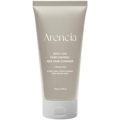 ARENCIA Rice LHA Pore Cleanser jar close-up highlights gentle cleansing for pores.