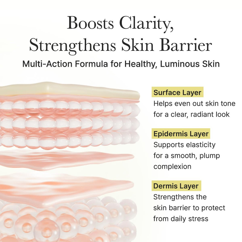 ARENCIA serum texture dropper conveys a light gel-cream consistency