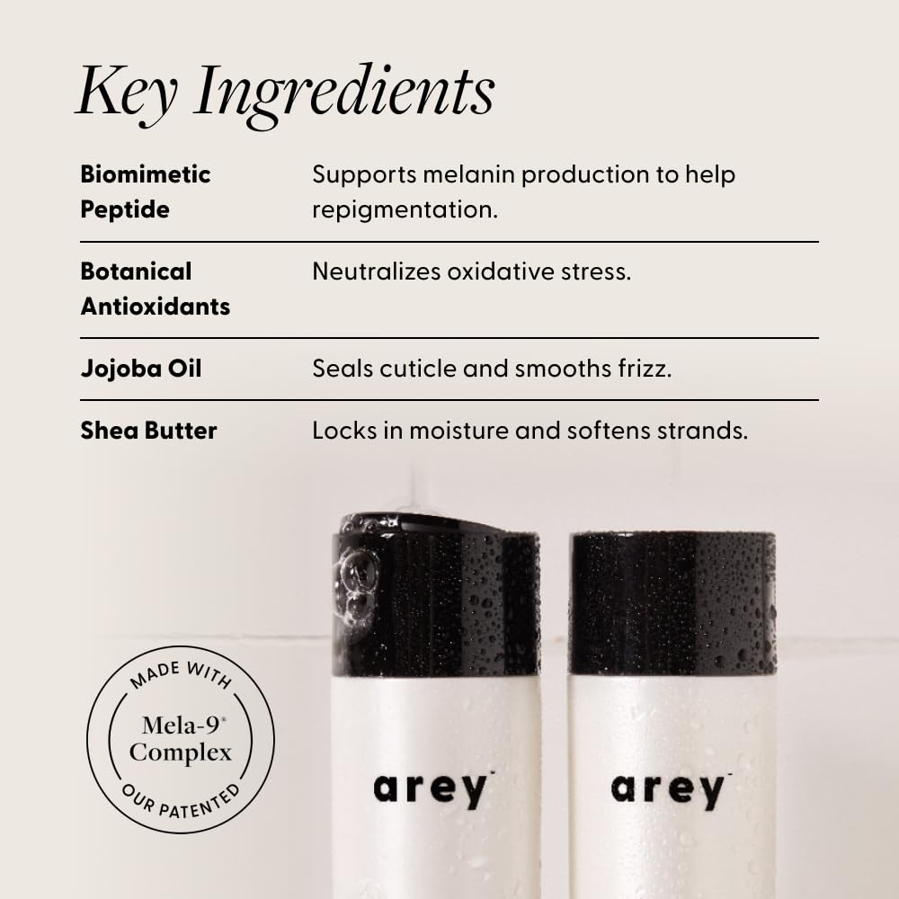 Arey Shower Duo after use reveals smoother, shinier hair