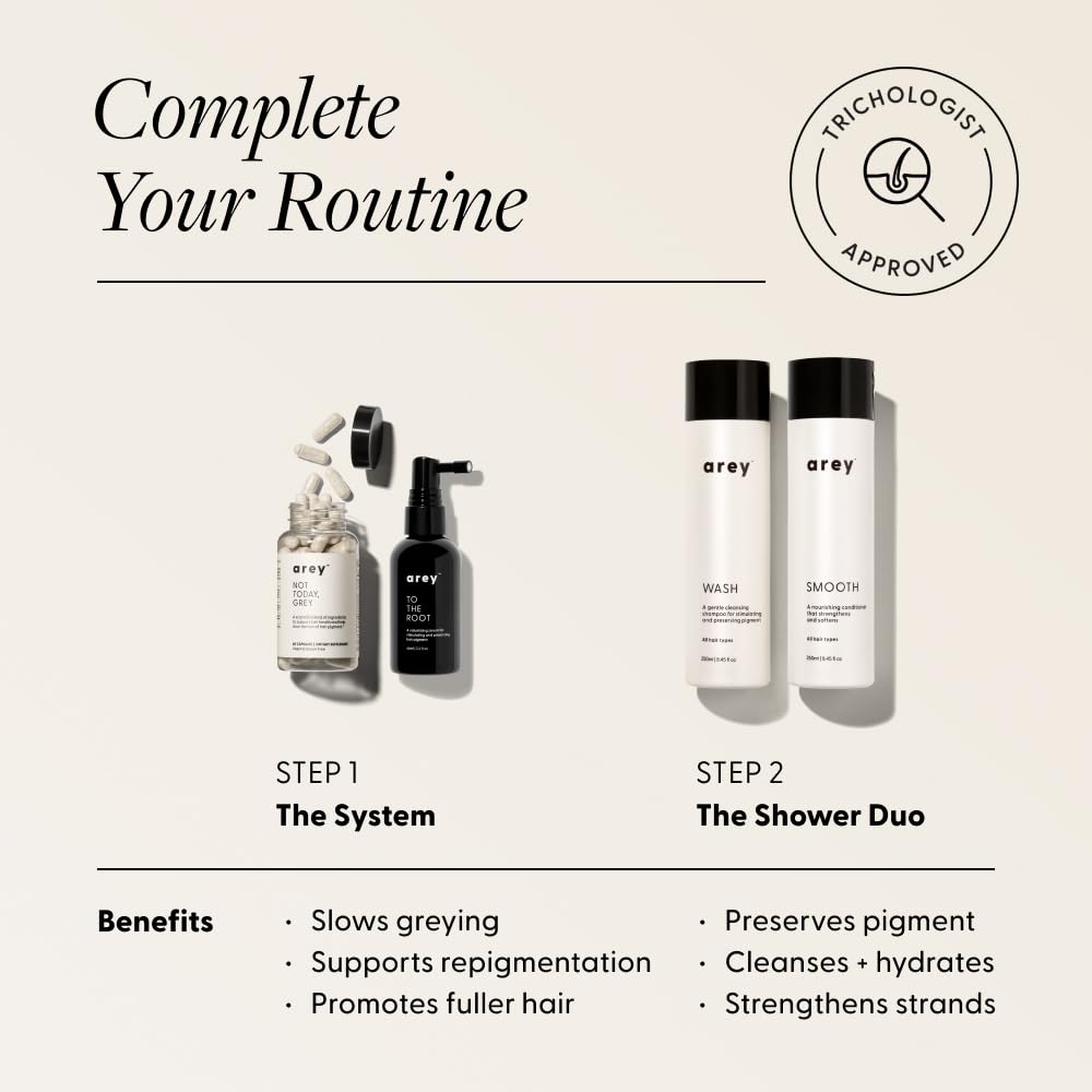 Arey Shower Duo sulfate-free label on bottle