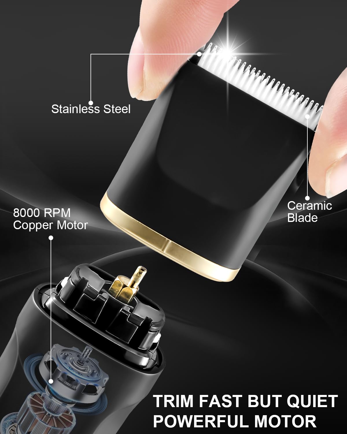 AREYZIN nose-hair-trimmer-head provides precise nose grooming for comfortable daily wear.