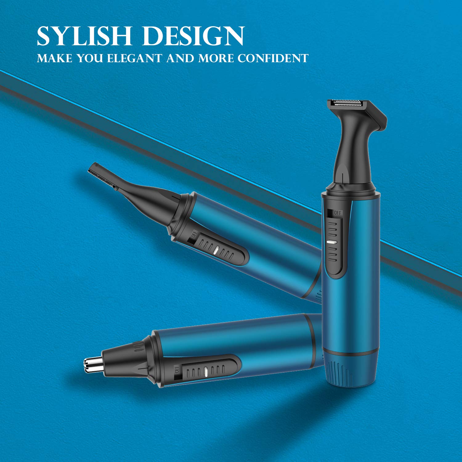 AREYZIN waterproof-trimmer shown for shower-friendly cleaning and maintenance.