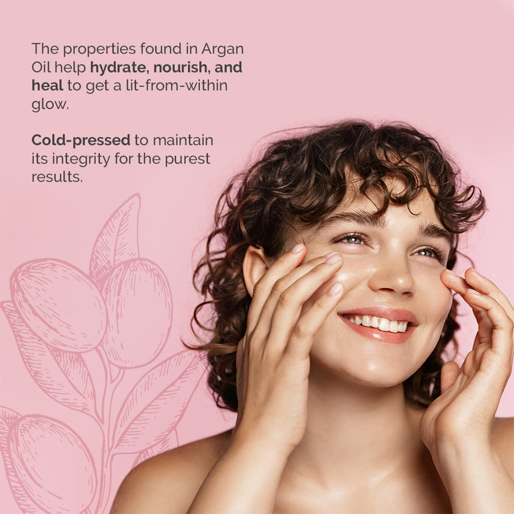 Argan Cosmetics Argan Oil body application for smooth, hydrated skin