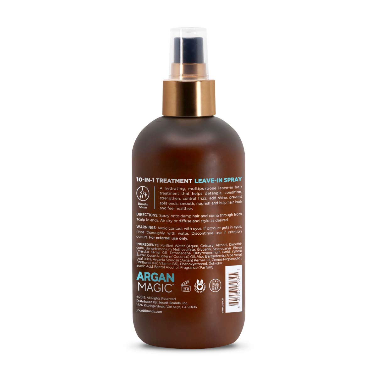 Argan Magic argan oil droplets and sunflower oil nourish for softness and shine