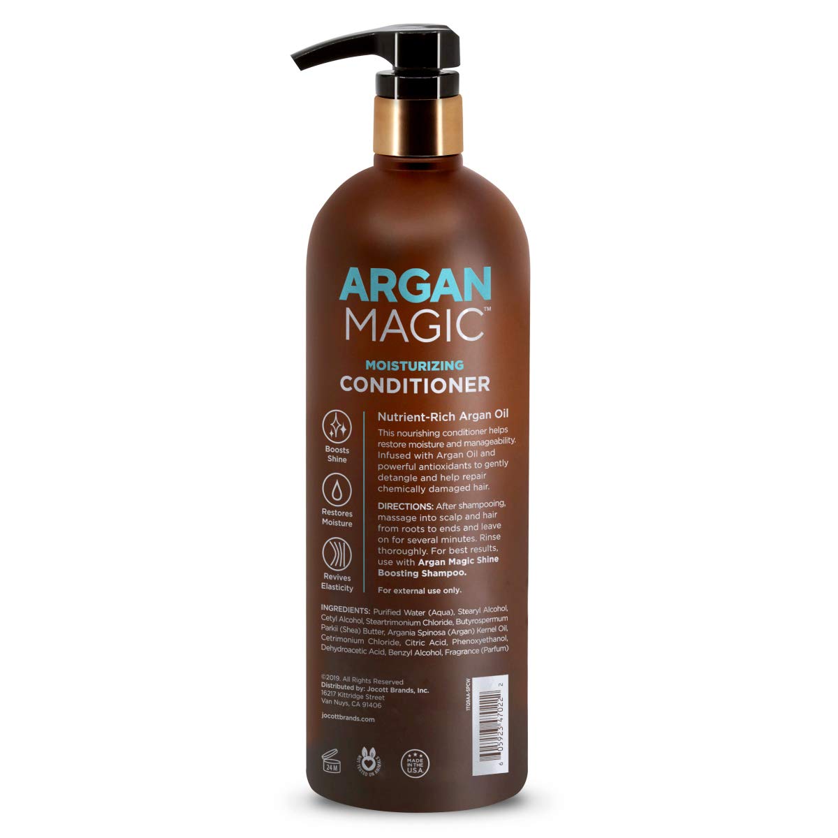 Argan Magic Moisturizing Conditioner ingredients argan-oil close-up highlights nourishing antioxidants