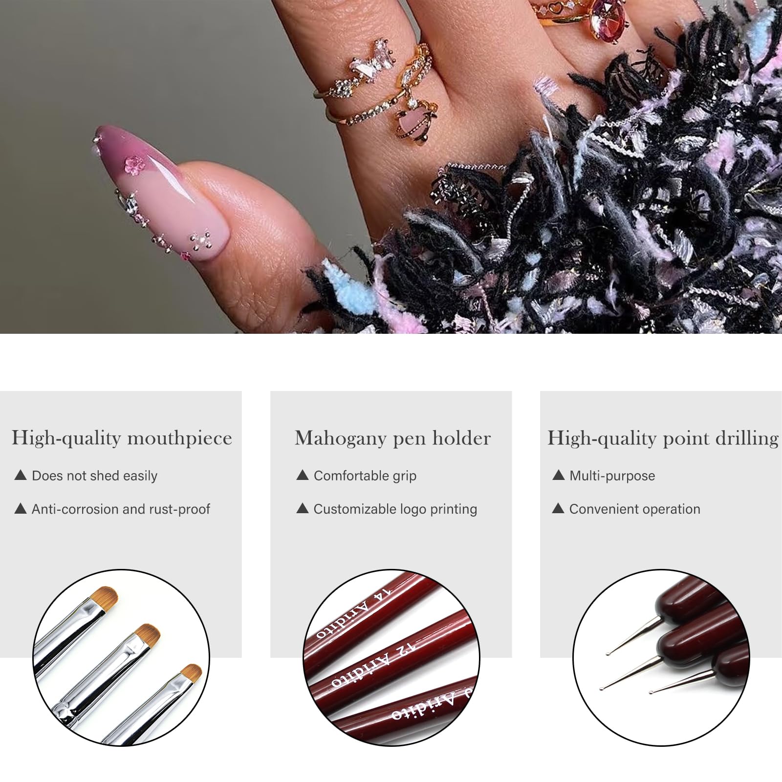 Aridito nail art workspace ready for professional results