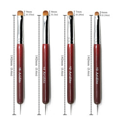 Aridito red wood handle close-up for comfortable grip