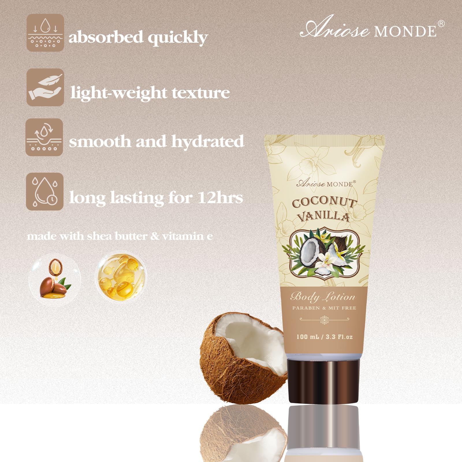 ArioseMonde body-scrub-silky-texture closeup for gentle exfoliation ritual
