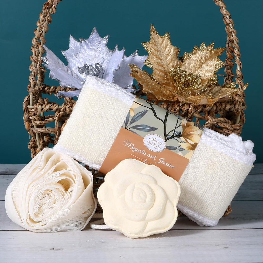 ArioseMonde bubble bath bottle, luxurious bubbles for a soothing evening soak.