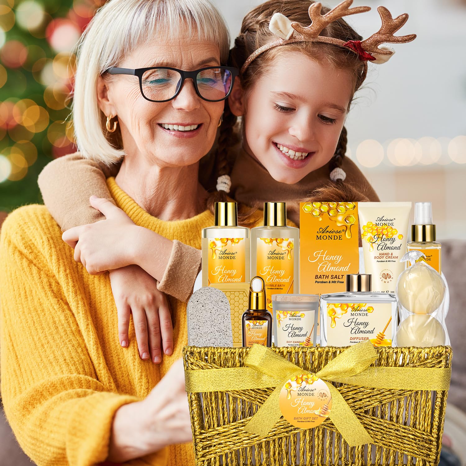 ArioseMonde packaged gift set — ready-to-gift luxury spa kit for her