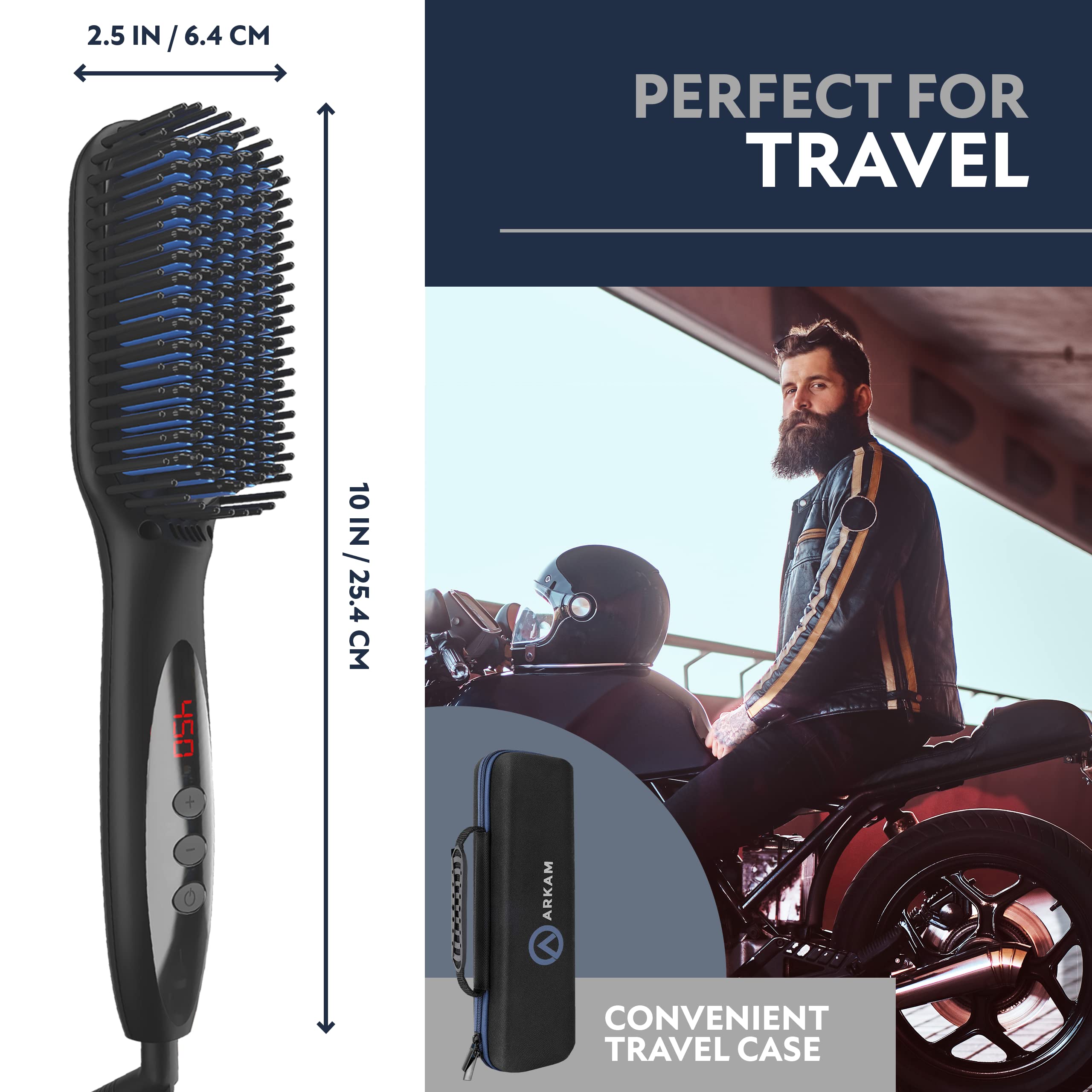 Arkam Safety auto shut-off adds peace of mind after styling.