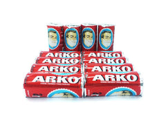 Arko Men traditional shaving setup with soap stick and brush