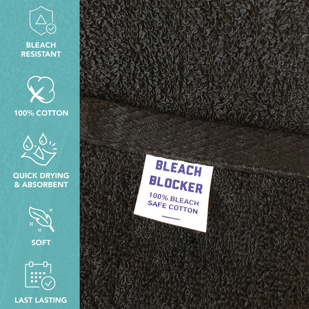 Arkwright quick-dry salon towel 16x27 reduces towel turnover between clients.