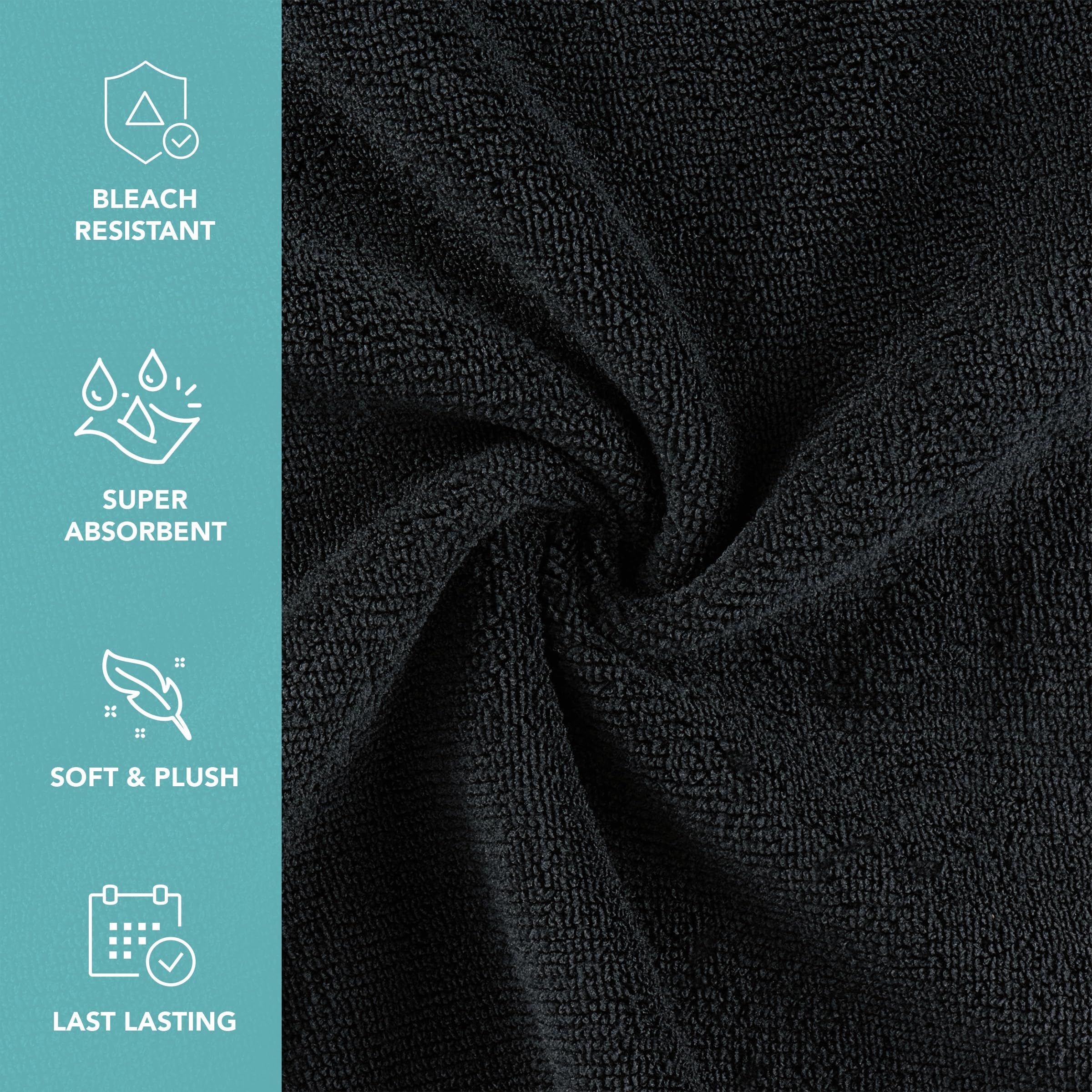 Arkwright ultra-soft microfiber towel closeup highlights plush texture for client comfort.