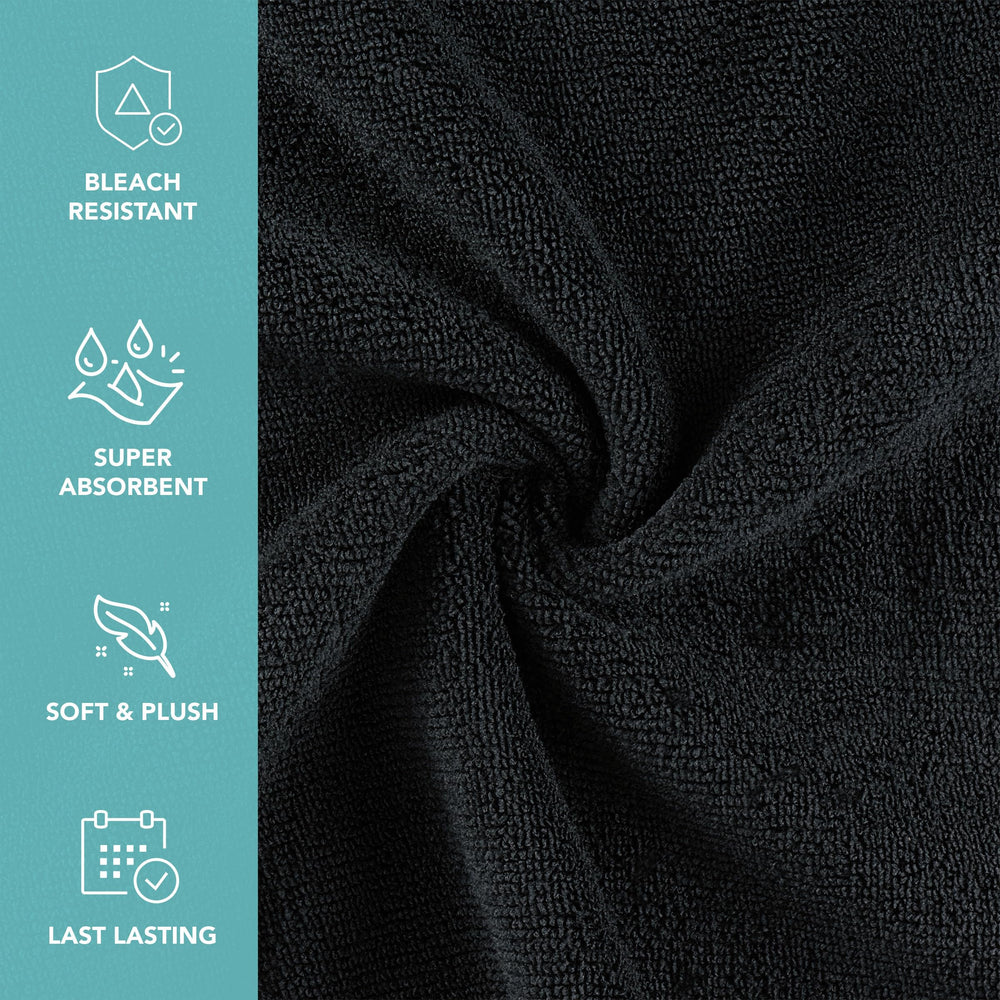 Arkwright ultra-soft microfiber towel closeup highlights plush texture for client comfort.