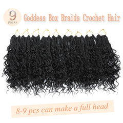 ARLFLF full-head look using 9 packs for fluffy volume