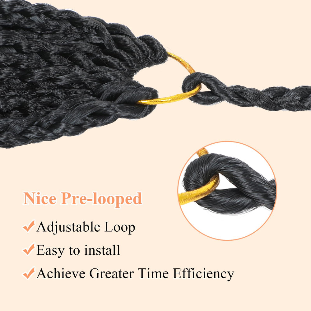 ARLFLF lightweight synthetic hair delivers comfortable wear and movement