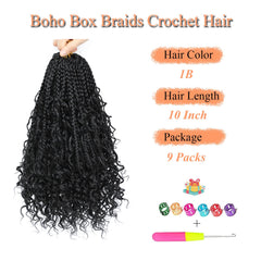 ARLFLF pre-looped top crochet braids for easy installation