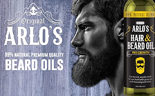 Arlo's Pro-Growth oil in daily routine for refreshed hair.