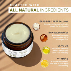 Whipped texture of Arlun balm for easy, gentle application