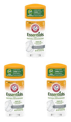 Arm & Hammer Essentials Unscented Deodorant Stick shows aluminum-free daily odor protection.