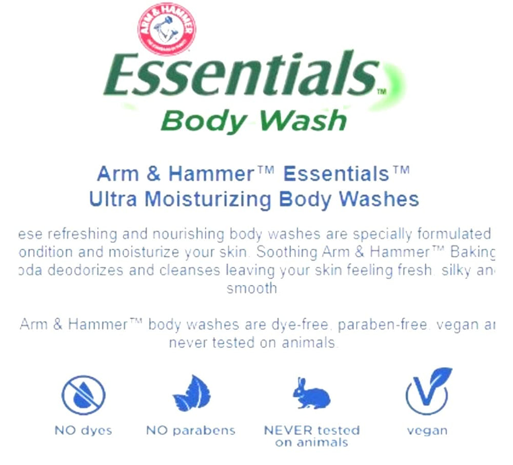 Arm & Hammer Clear Water bottle pump close-up; dye-free cleansing.