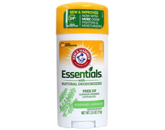 Arm & Hammer Essentials deodorant stick fresh application demonstrates clean, aluminum-free protection