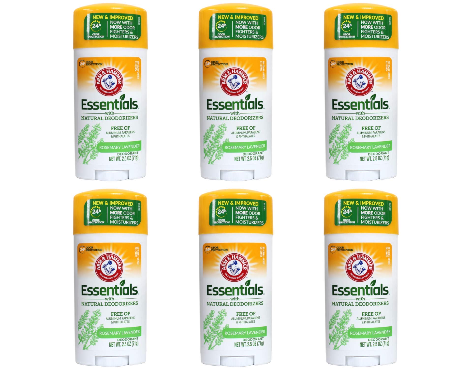 Arm & Hammer Essentials natural deodorant pack of 6 keeps you fresh throughout the day