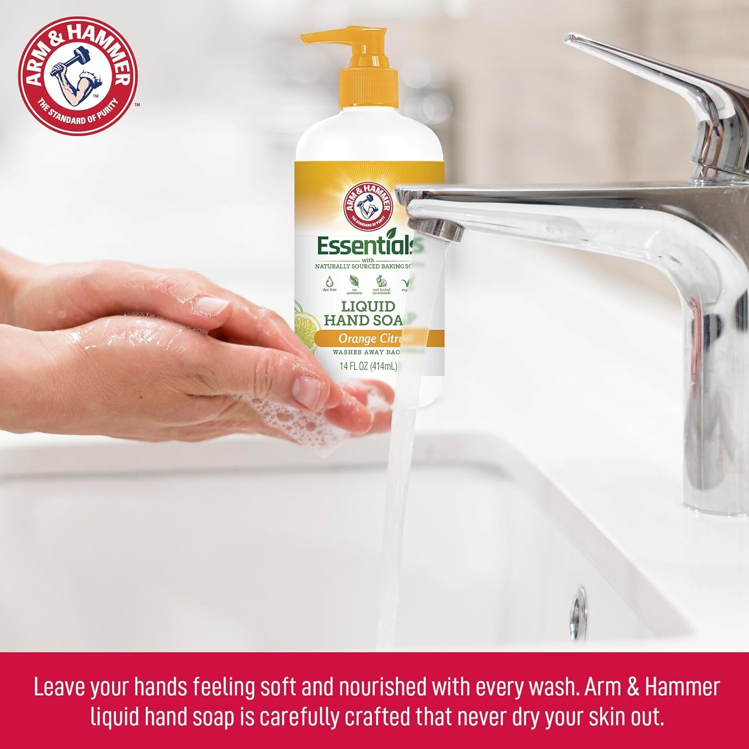 Arm & Hammer organic ingredients label highlighting purity