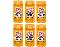 Arm & Hammer Ultramax Active Sport deodorant solid six-pack for all-day protection