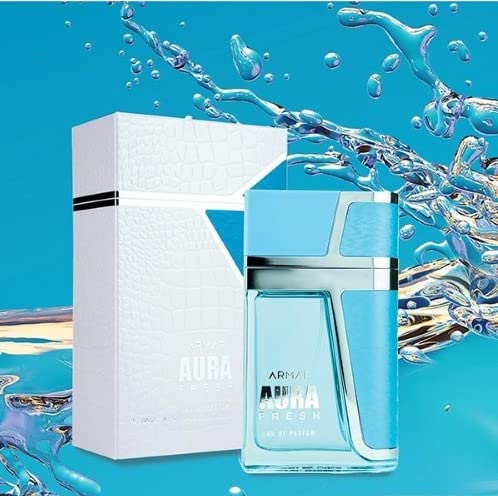 Armaf Aura Fresh male-wear shot conveys confident, long-lasting freshness