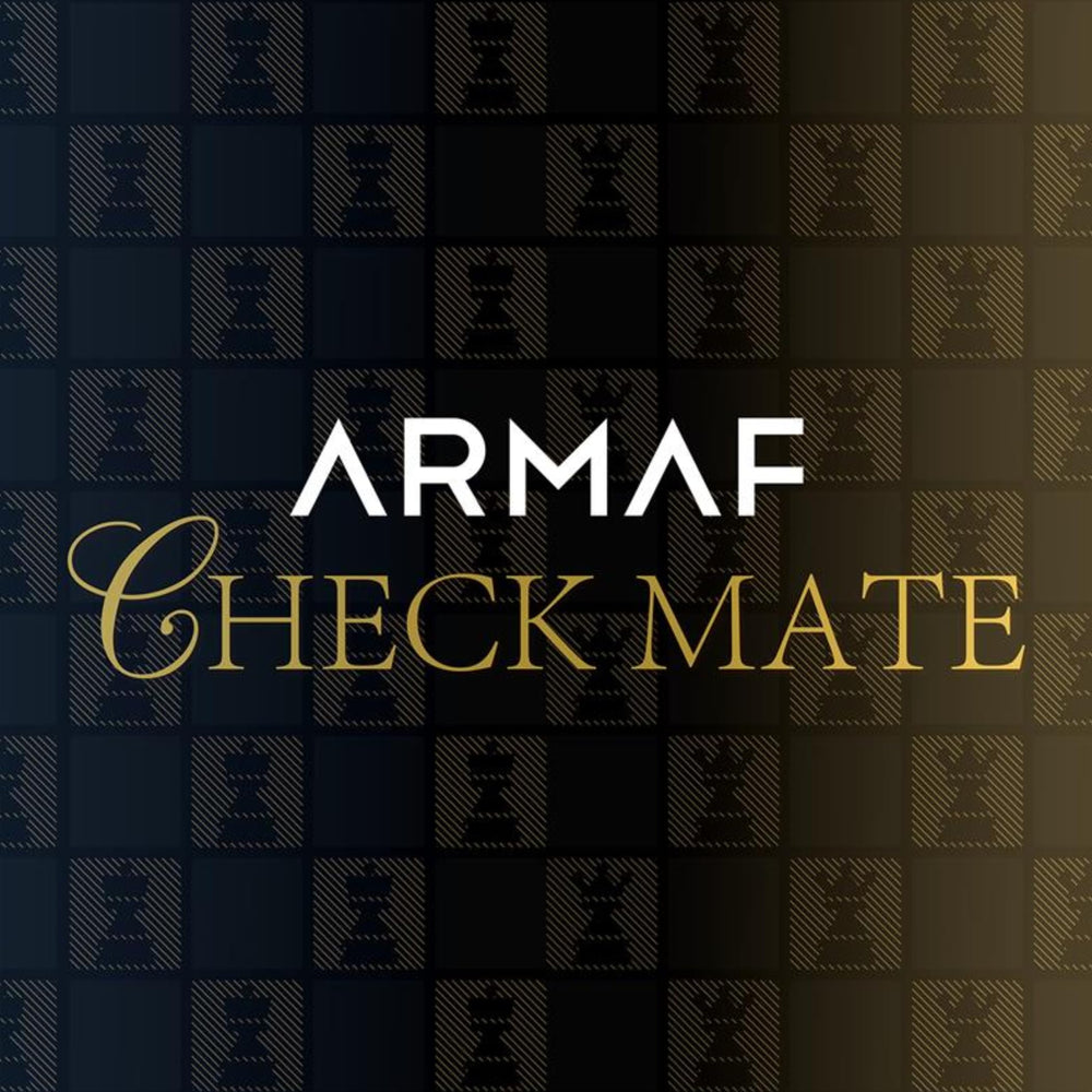 Armaf Checkmate King dusk sillage ambient image conveys long-lasting warmth.