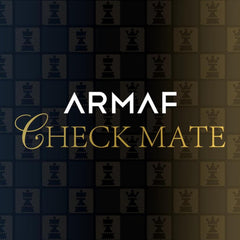 Armaf Checkmate King dusk sillage ambient image conveys long-lasting warmth.