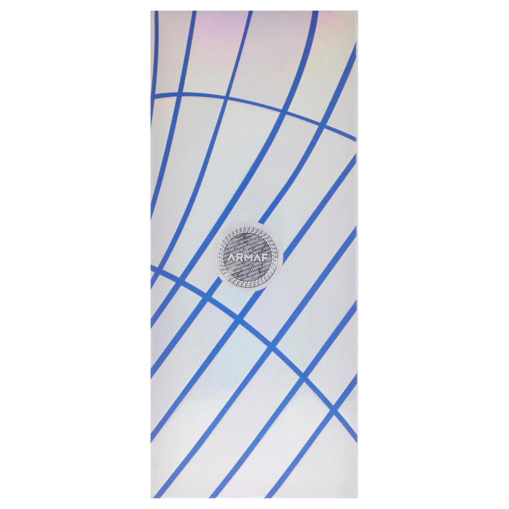 Armaf Club de Nuit Blue Iconic on wood background conveys masculine sophistication