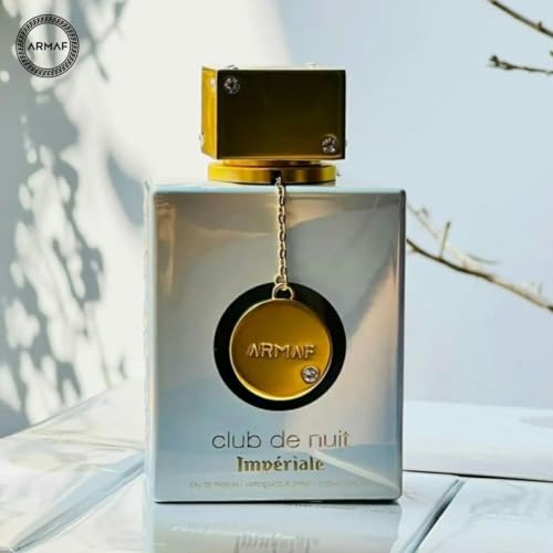 Armaf Club de Nuit Imperiale bottle front view highlighting premium design.