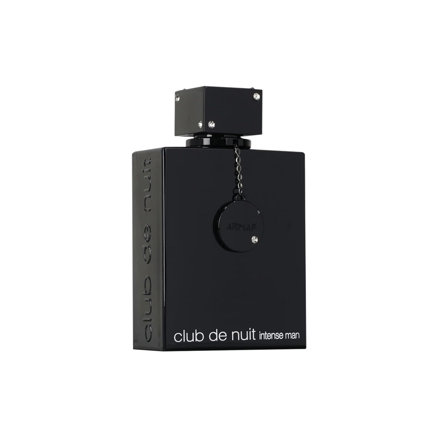 Armaf Club De Nuit Intense bottle front for evening wear appeal.
