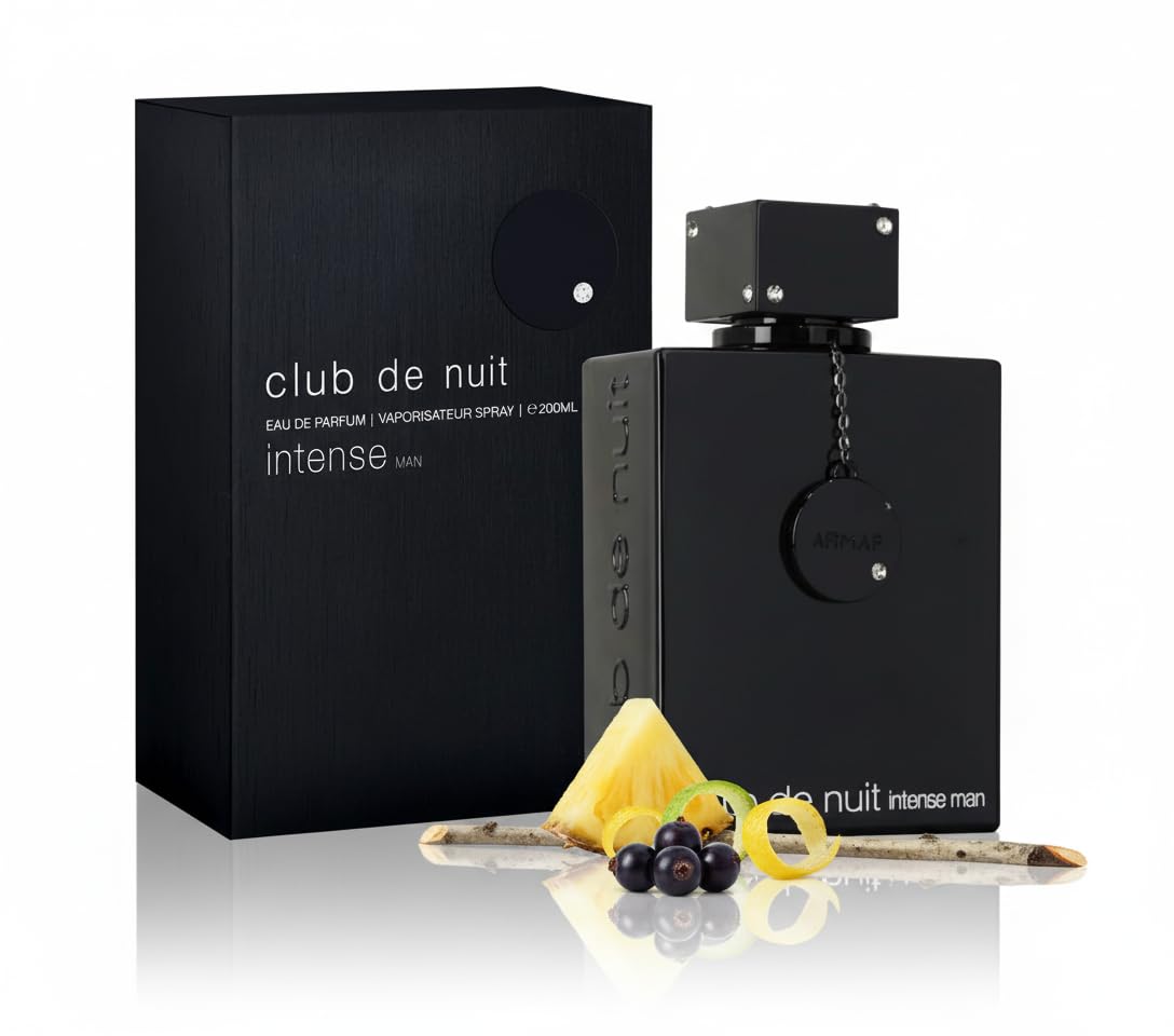 Armaf Club De Nuit Intense Man bottle emphasizes a bold, long-lasting fragrance for daily wear