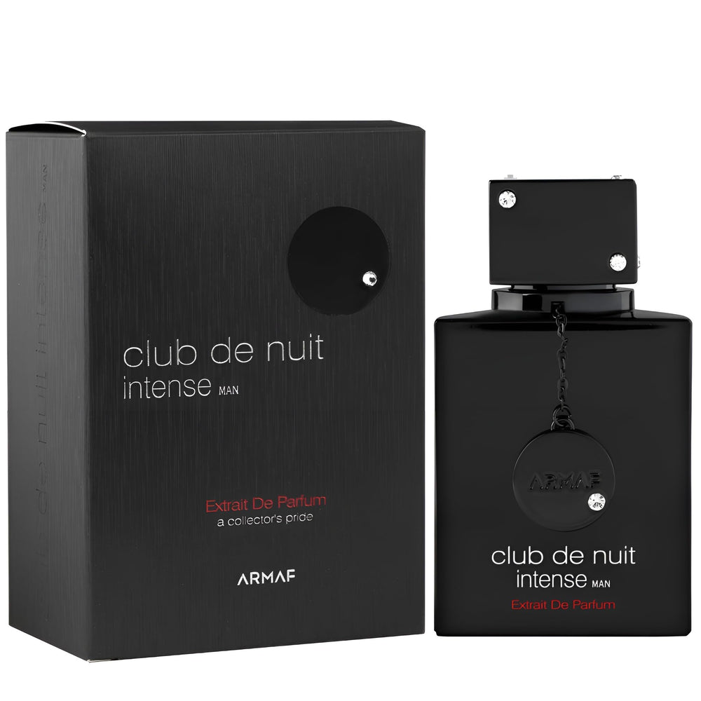 Armaf Club De Nuit Intense Extrait heart floral-woody image adds elegant depth for nights out