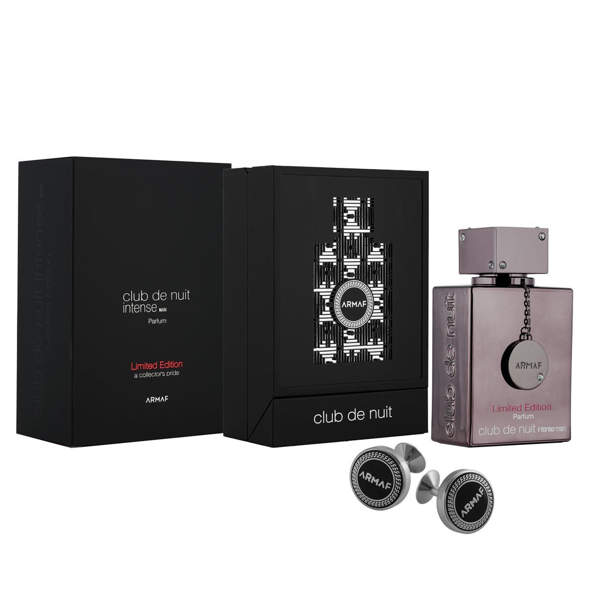 Armaf Club De Nuit Intense Limited Edition bottle front view for refined evening look