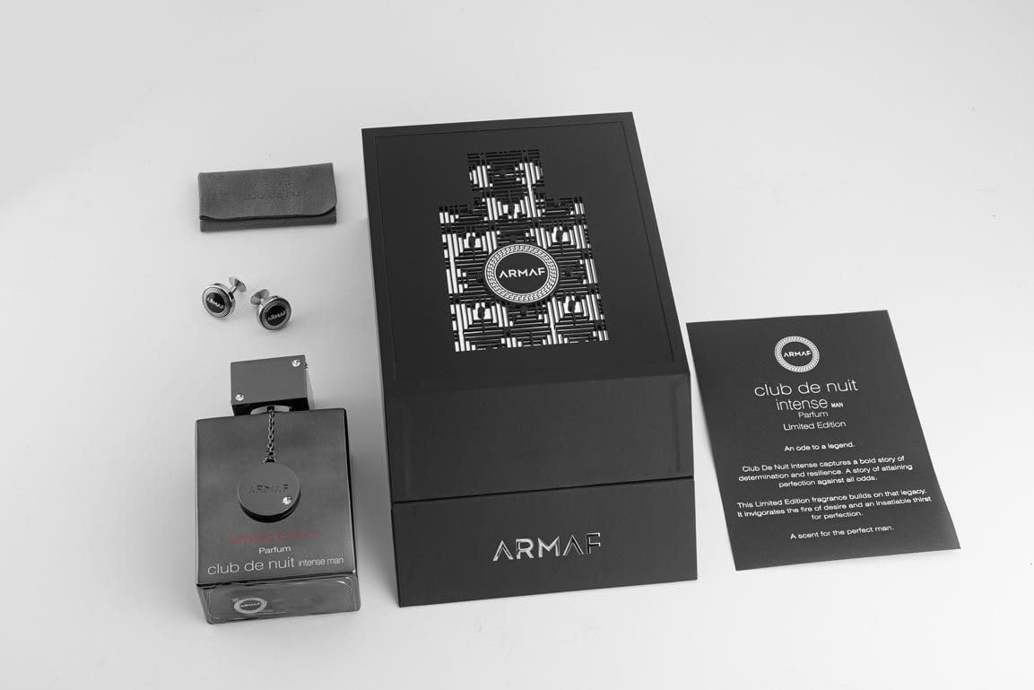 Armaf Club De Nuit Intense Limited Edition notes graphic showing fragrance profile