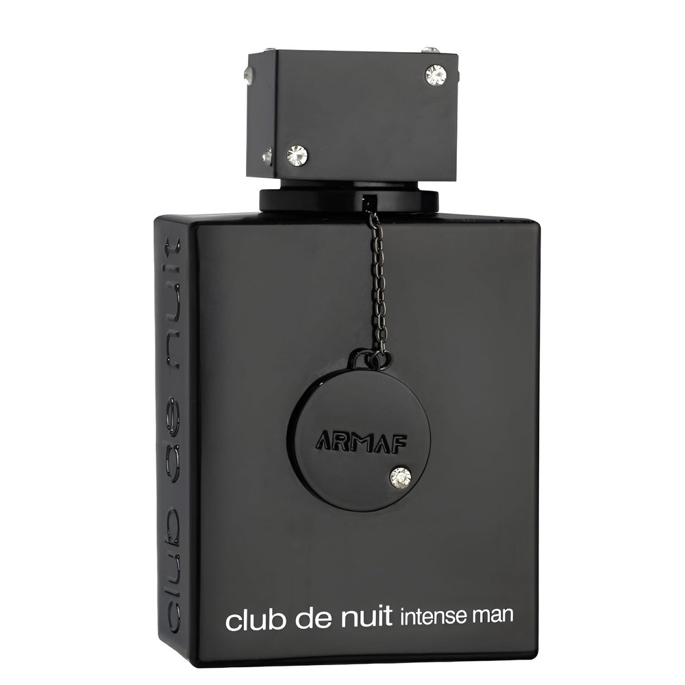 Armaf Club de Nuit Intense Man bottle front view for evening wear inspiration