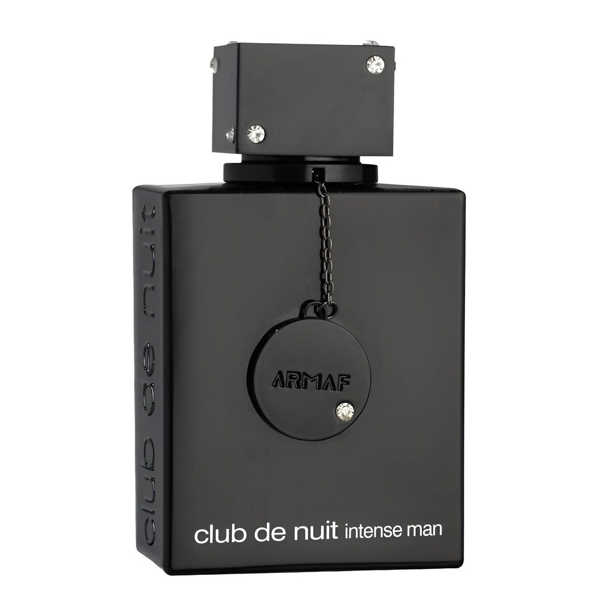 Armaf Club de Nuit Intense Man bottle front view for evening wear inspiration