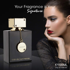 Armaf Club De Nuit Intense Women EDP box highlights premium packaging for gifting.