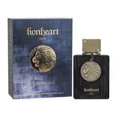 Armaf Club De Nuit Lion Heart edp bottle cap close-up shows premium, gift-ready packaging