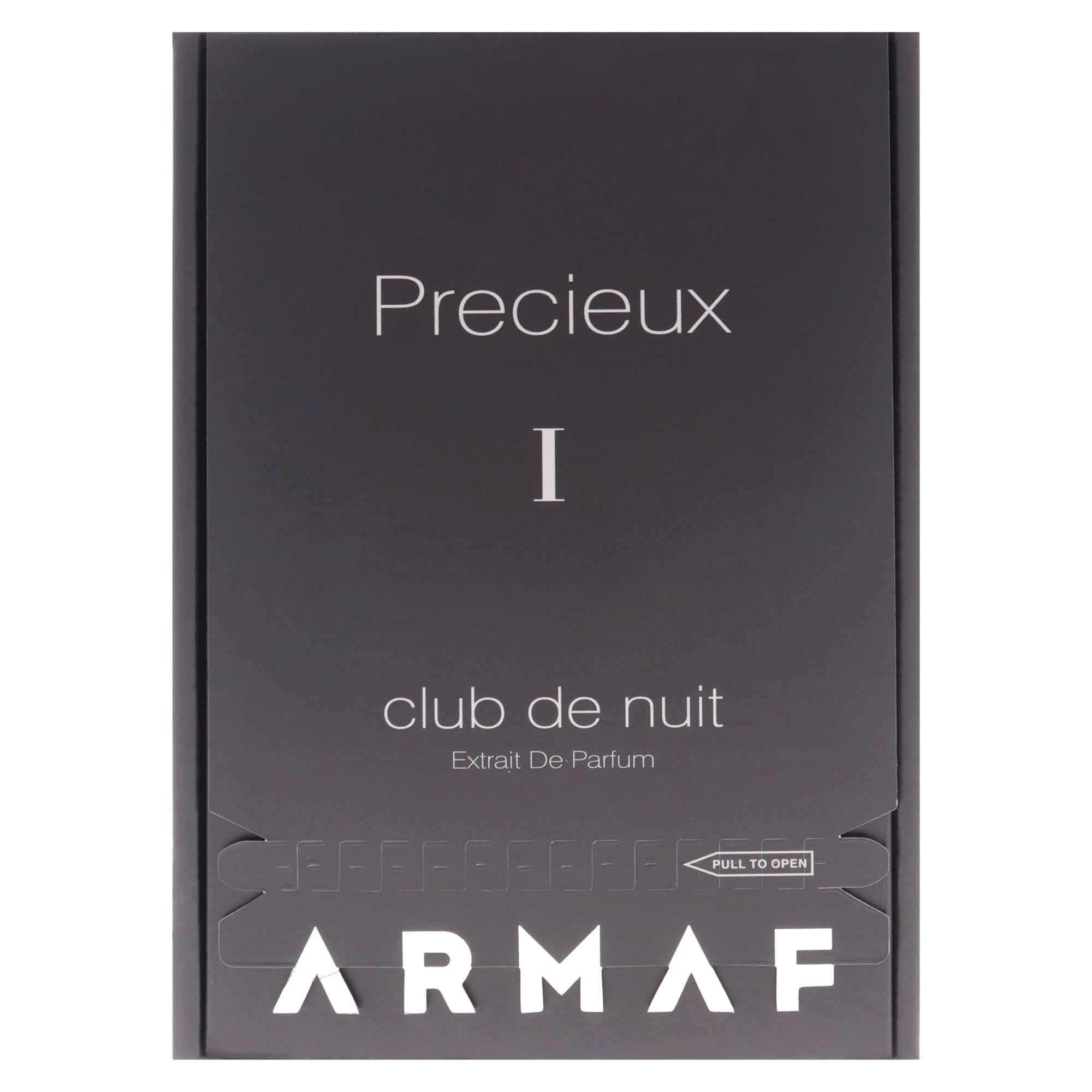 Armaf Club De Nuit Precieux 1 luxe flacon beside a suit for formal occasions
