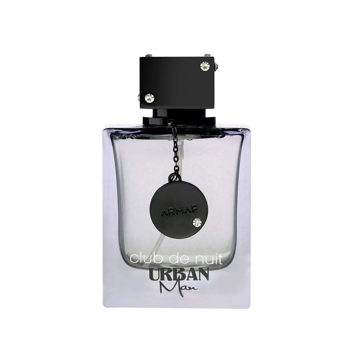 Armaf Club De Nuit Urban Man bottle front view for versatile evening wear