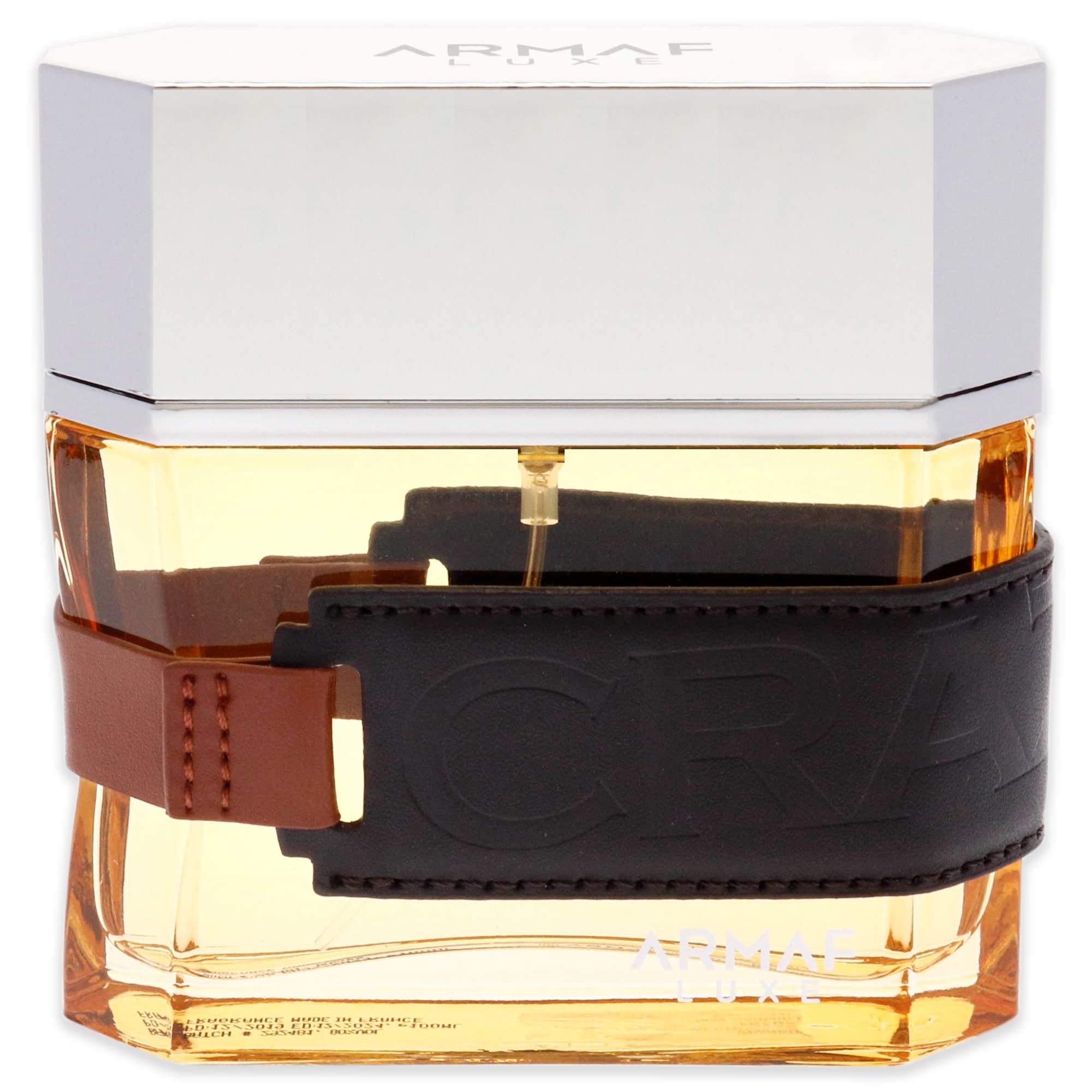 Armaf Craze EDP bottle closeup with cap detail, emphasizing premium packaging for confident style.