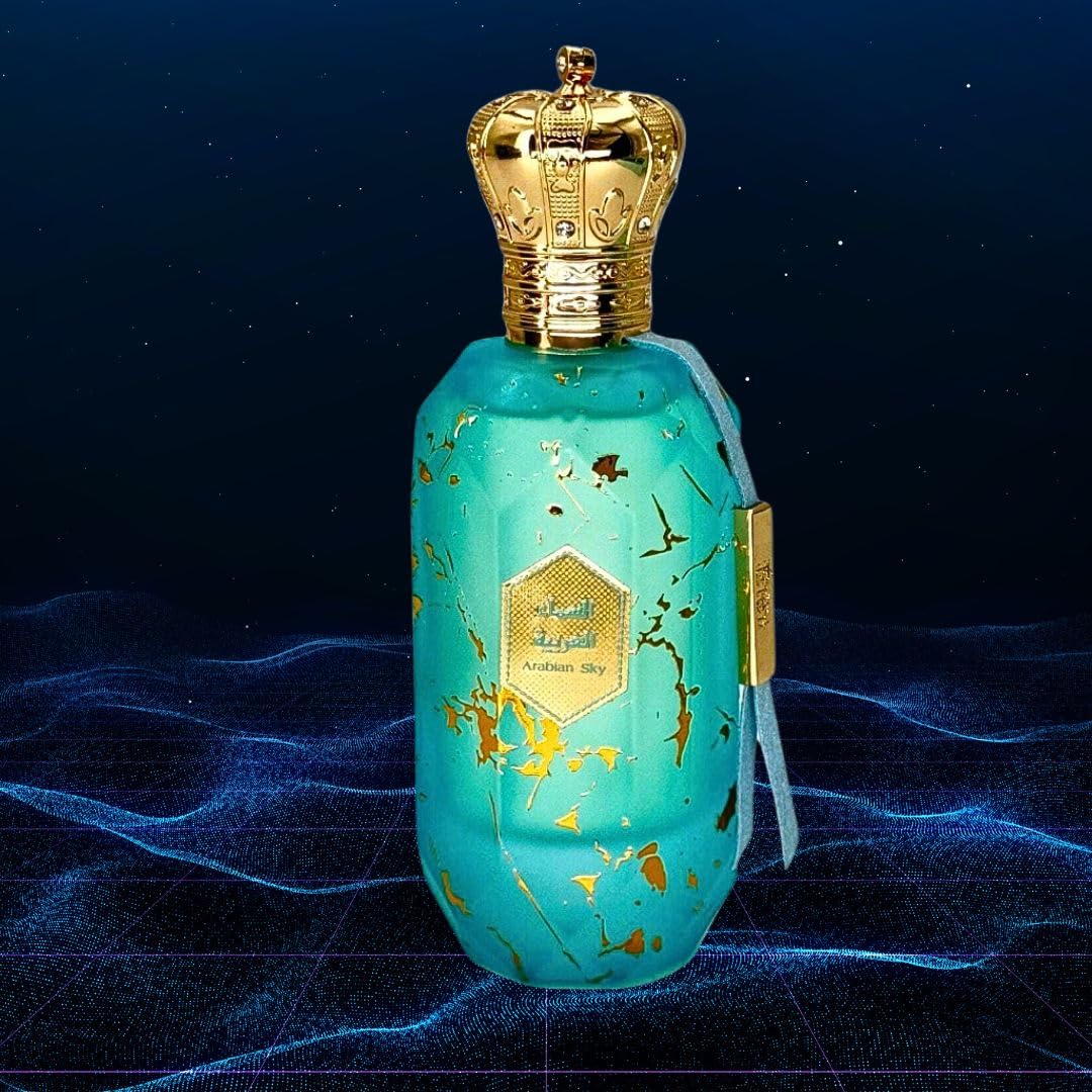 ARMAF Eter Arabian Sky EDP label-detail highlights the luxury branding and notes balance.