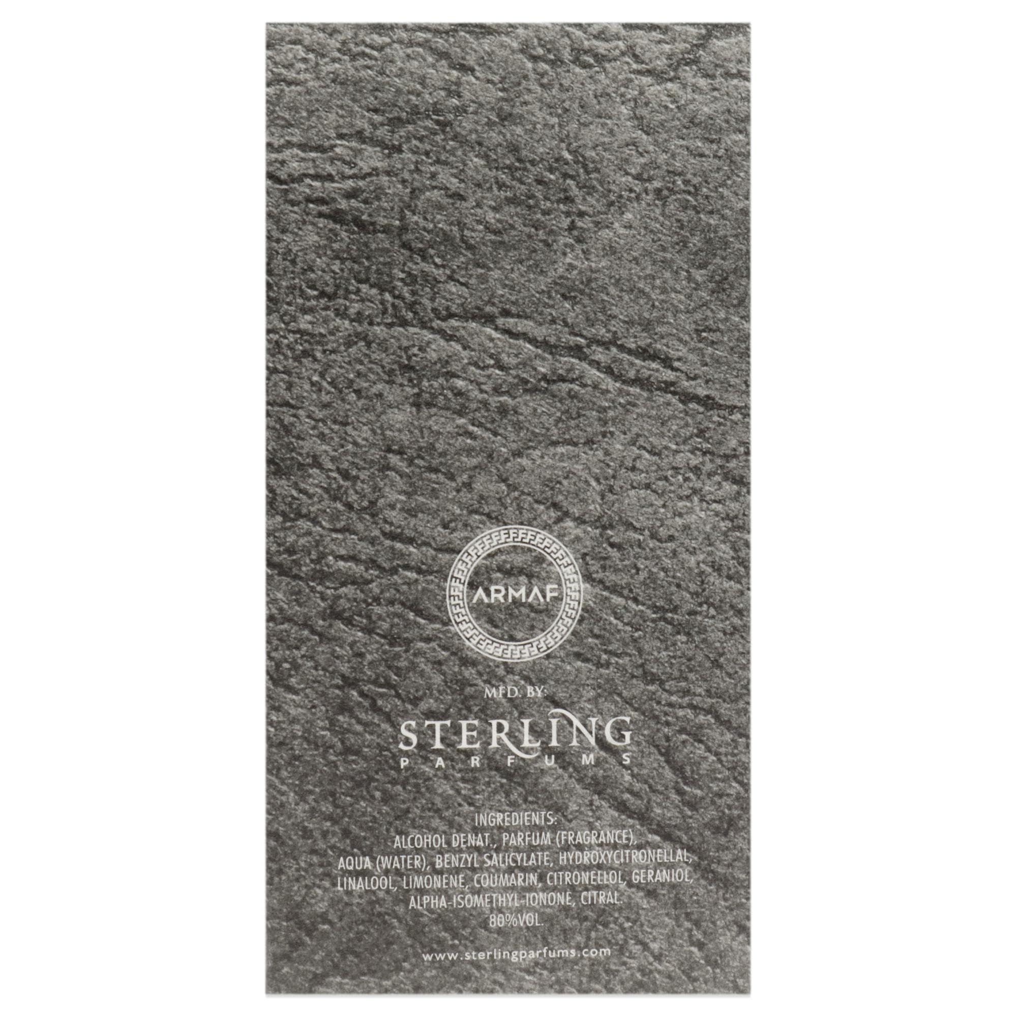 Armaf Hunter Intense base notes view emphasizes warm patchouli and cedarwood.